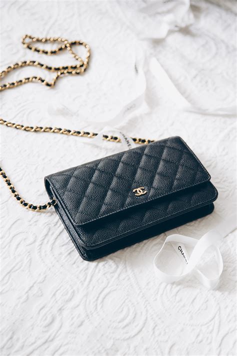 Chanel small wallet on chain